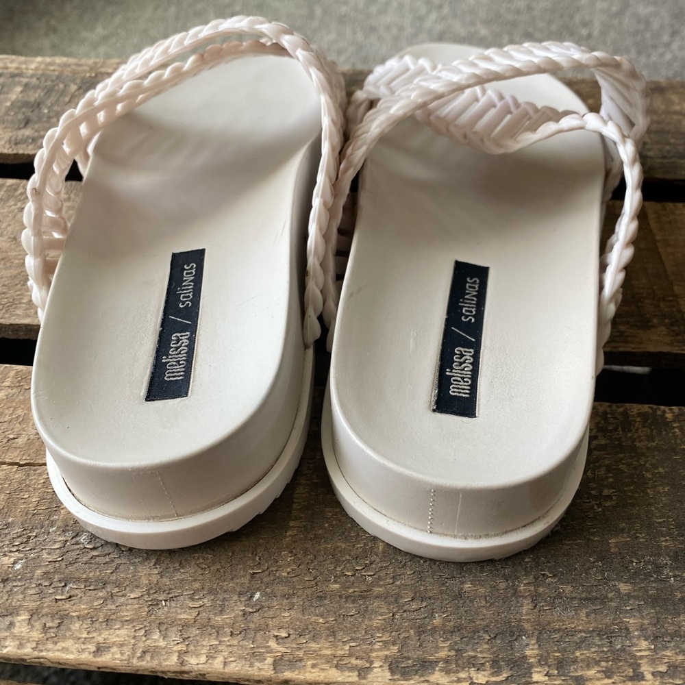 Melissa Women’s X Salinas Cosmic II slides beige size 7 - Picture 3 of 11